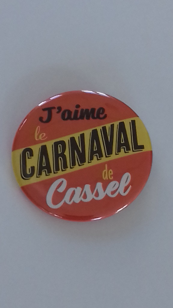 Badge J'aime le Carnaval de Cassel