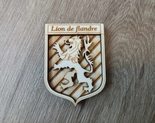 Écusson Lion des Flandres – Ch'ti Brodeur & CO