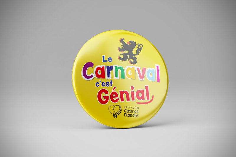 Badge Carnaval c'est génial